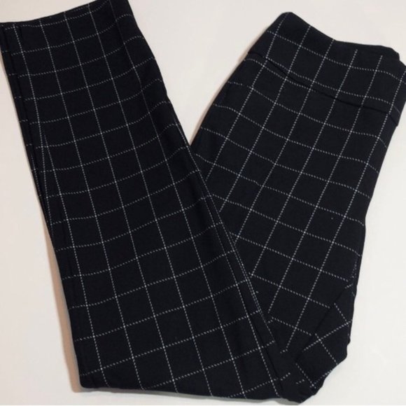 PETITE - Charter Club Cambridge Slim black checkered pants - 4P - Stylish - Picture 7 of 7